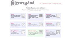 Desktop Screenshot of krazydad.com